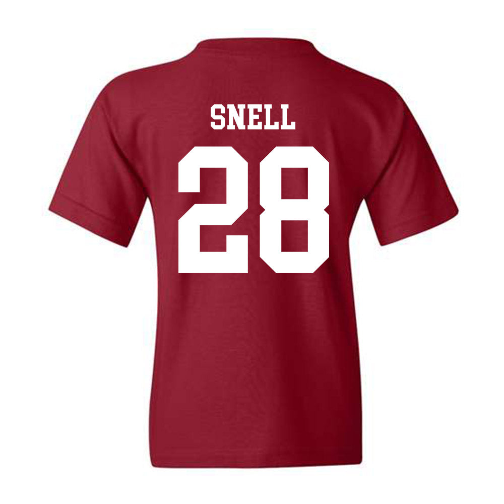 Alabama - NCAA Baseball : Kade Snell - Classic Shersey Youth T-Shirt