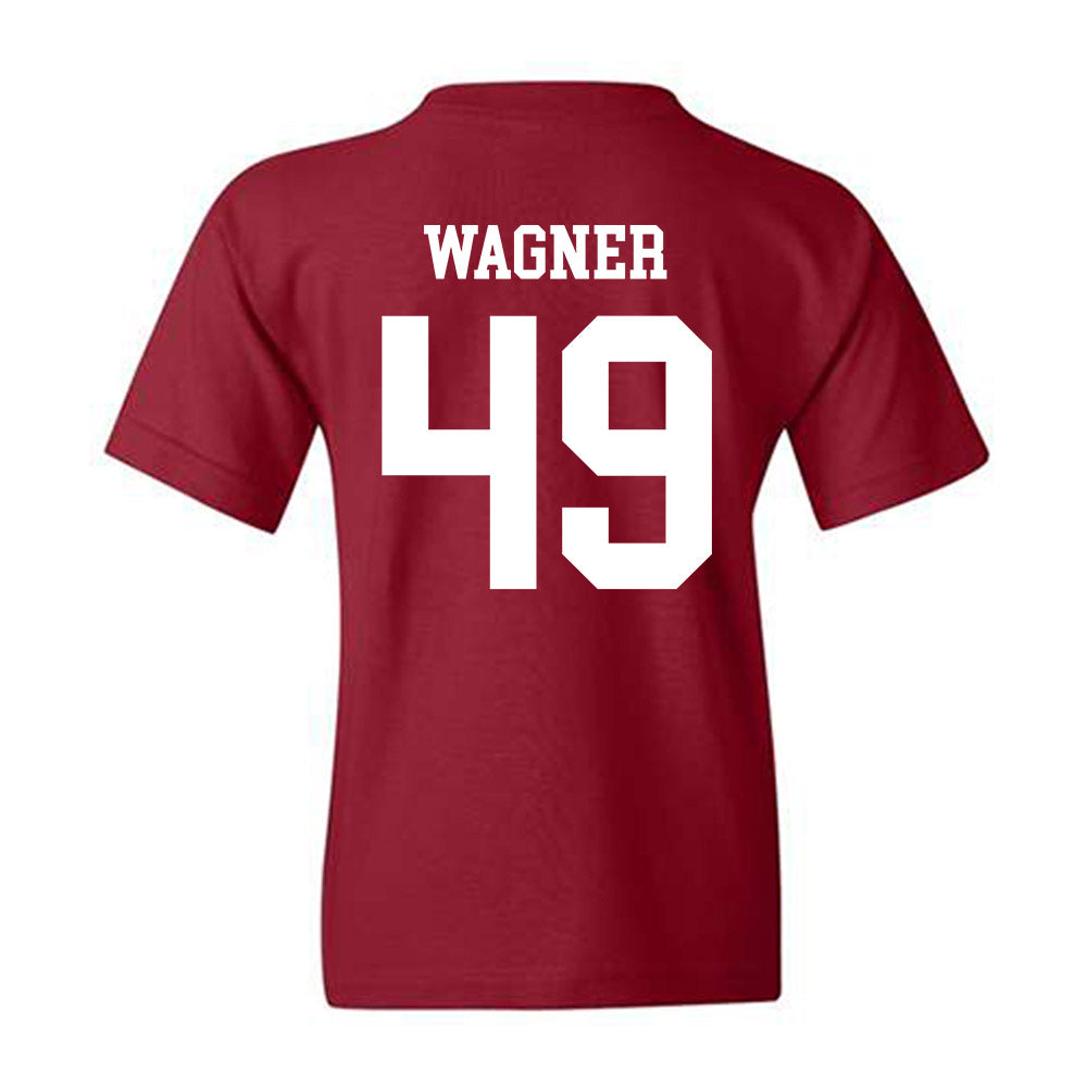 Alabama - NCAA Baseball : Nash Wagner - Classic Shersey Youth T-Shirt-1