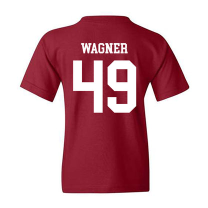 Alabama - NCAA Baseball : Nash Wagner - Classic Shersey Youth T-Shirt-1