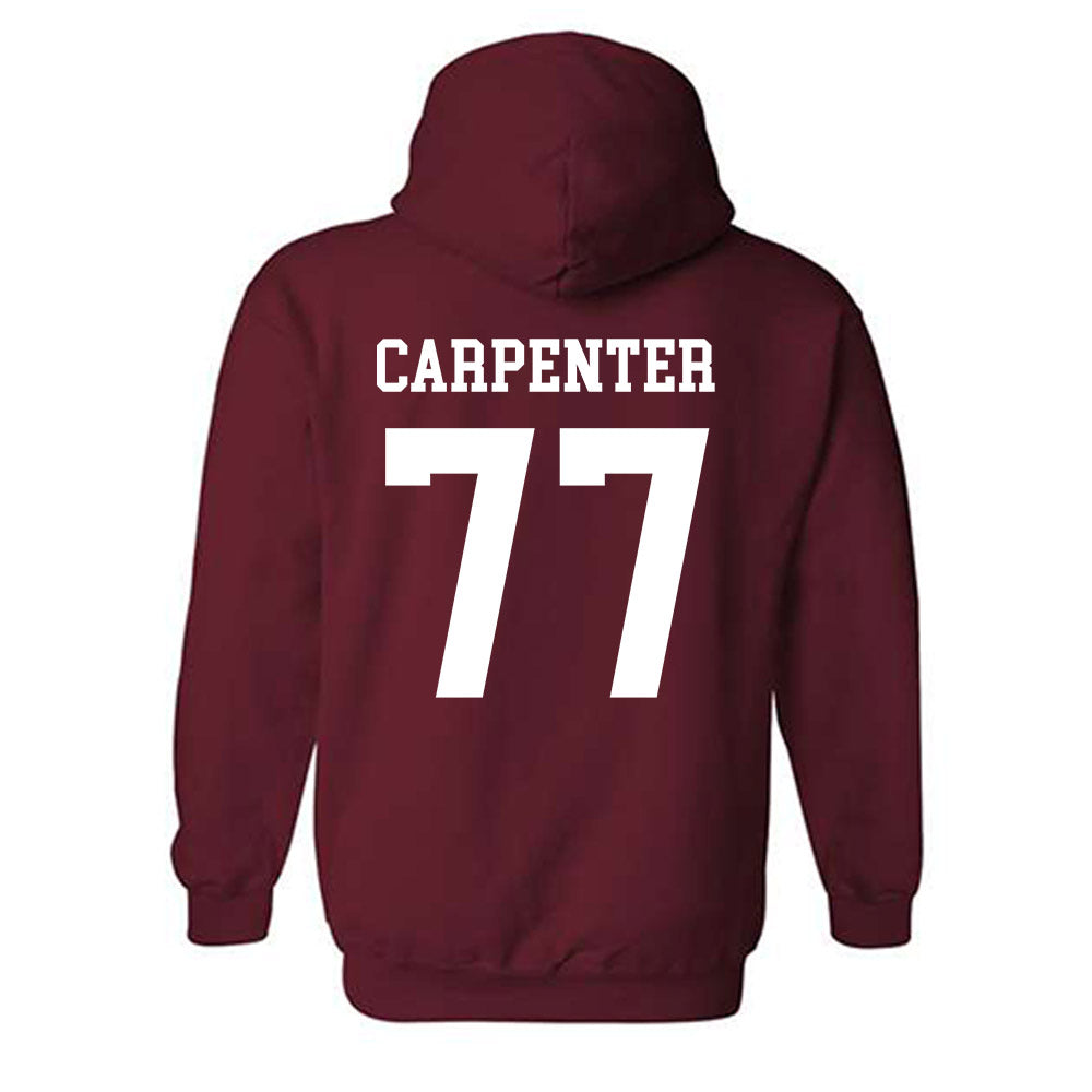 Alabama - Football Alumni : James Carpenter - Classic Shersey Hooded Sweatshirt