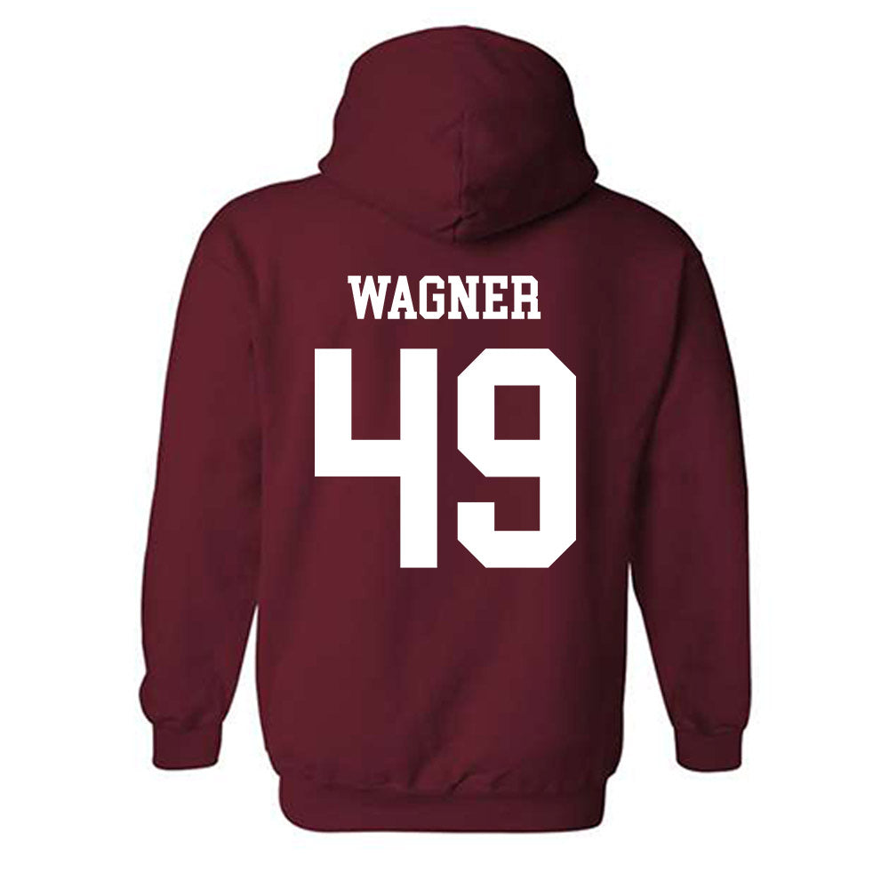 Alabama - NCAA Baseball : Nash Wagner - Classic Shersey Hooded Sweatshirt-1