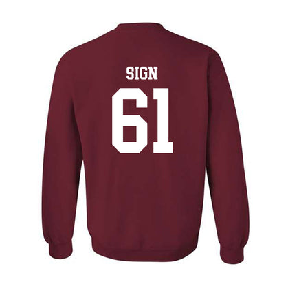 Alabama - Football Alumni : Christopher Sign - Crewneck Sweatshirt