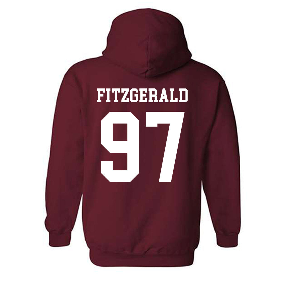 Alabama - Football Alumni : PJ Fitzgerald - Classic Shersey Hooded Sweatshirt