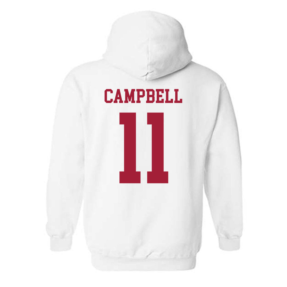 Alabama - NCAA Football : Jihaad Campbell - Roll Tide Hooded Sweatshirt