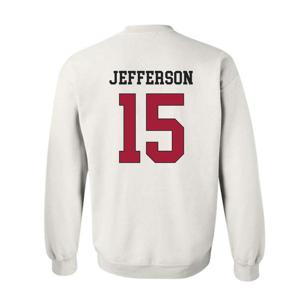 Alabama - NCAA Football : Justin Jefferson - Crewneck Sweatshirt