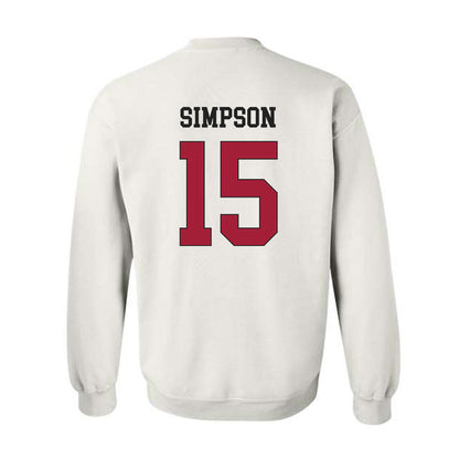 Alabama - NCAA Football : Ty Simpson - Crewneck Sweatshirt