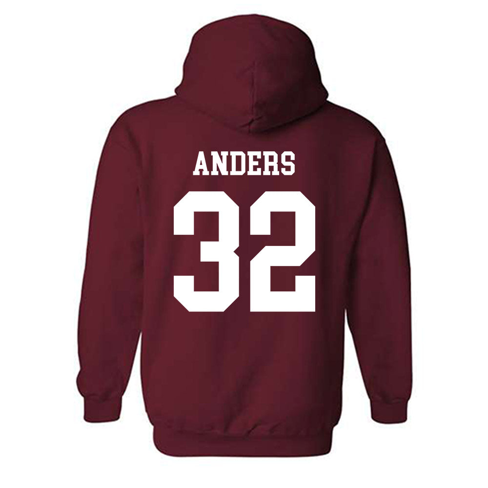 Alabama - NCAA Football : Eryk Anders - Classic Shersey Hooded Sweatshirt-1