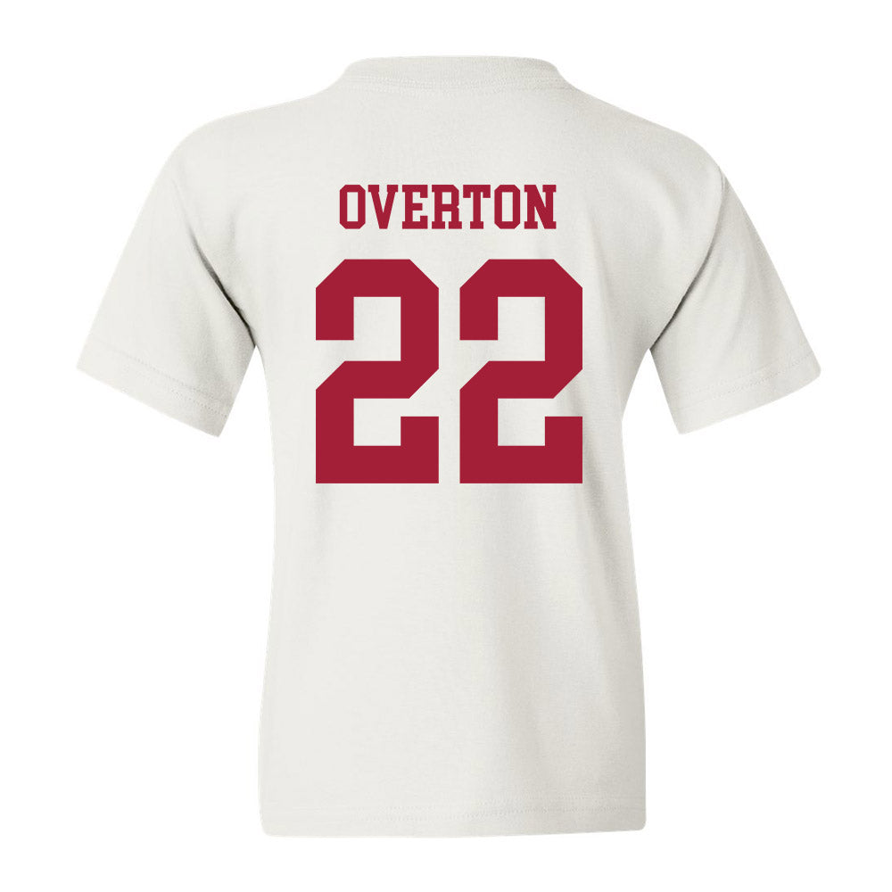 Alabama - NCAA Football : LT Overton - Vintage Shersey Youth T-Shirt