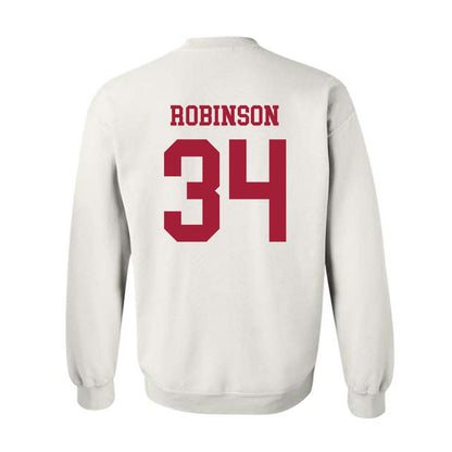 Alabama - NCAA Football : Que Robinson - Vintage Shersey Crewneck Sweatshirt