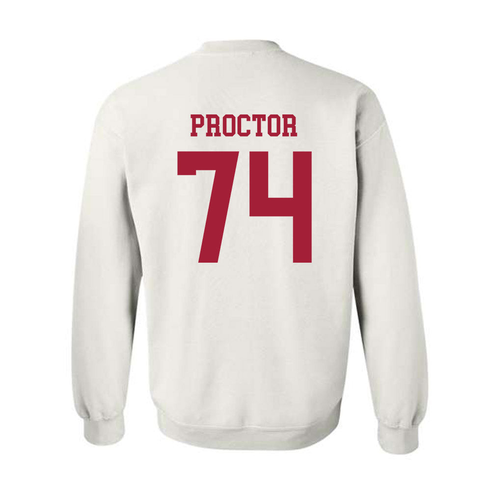 Alabama - NCAA Football : Kadyn Proctor - Vintage Shersey Crewneck Sweatshirt