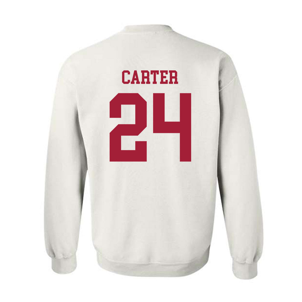 Alabama - NCAA Football : Noah Carter - Vintage Shersey Crewneck Sweatshirt