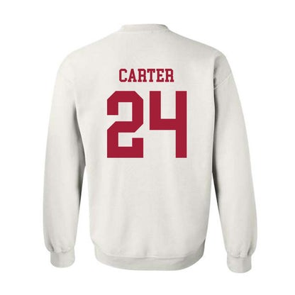 Alabama - NCAA Football : Noah Carter - Vintage Shersey Crewneck Sweatshirt