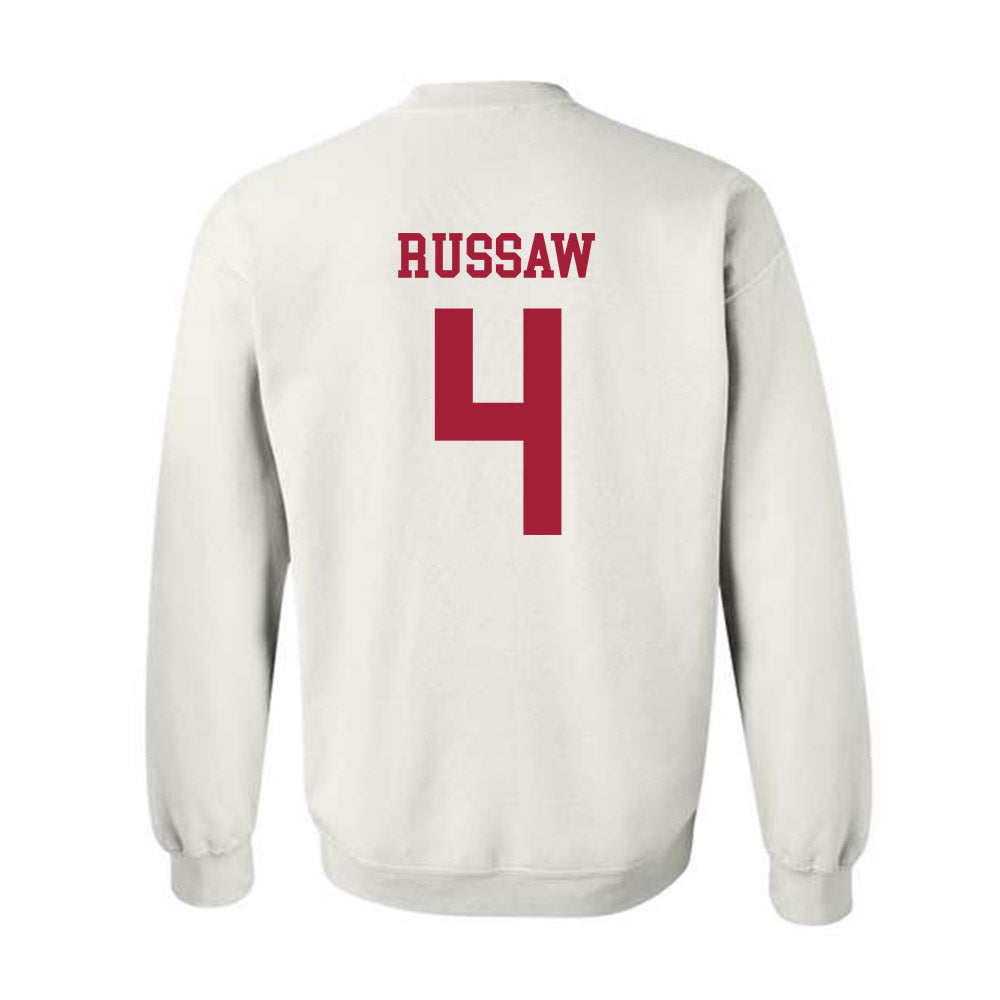 Alabama - NCAA Football : Qua Russaw - Vintage Shersey Crewneck Sweatshirt