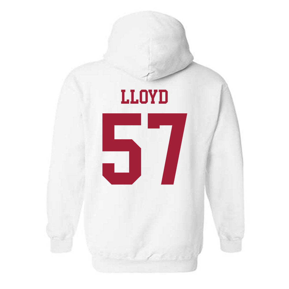 Alabama - NCAA Football : Jackson Lloyd - Vintage Shersey Hooded Sweatshirt-1