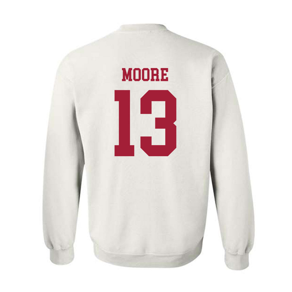 Alabama - NCAA Football : Malachi Moore - Vintage Shersey Crewneck Sweatshirt