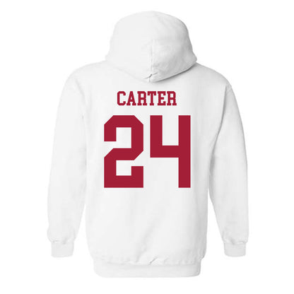 Alabama - NCAA Football : Noah Carter - Vintage Shersey Hooded Sweatshirt