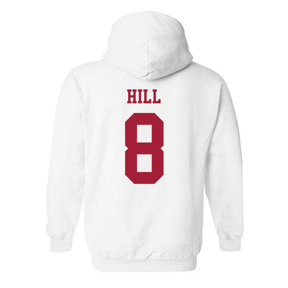Alabama - NCAA Football : Justin Hill - Vintage Shersey Hooded Sweatshirt-1