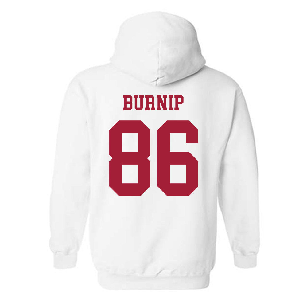 Alabama - NCAA Football : James Burnip - Vintage Shersey Hooded Sweatshirt