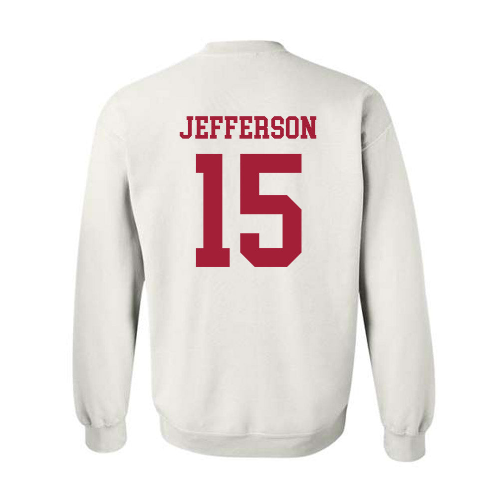 Alabama - NCAA Football : Justin Jefferson - Vintage Shersey Crewneck Sweatshirt