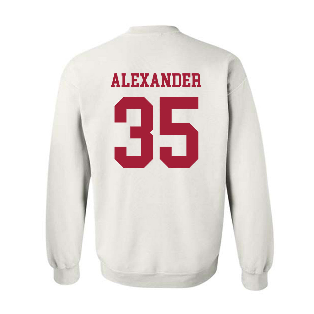 Alabama - NCAA Football : Jeremiah Alexander - Vintage Shersey Crewneck Sweatshirt