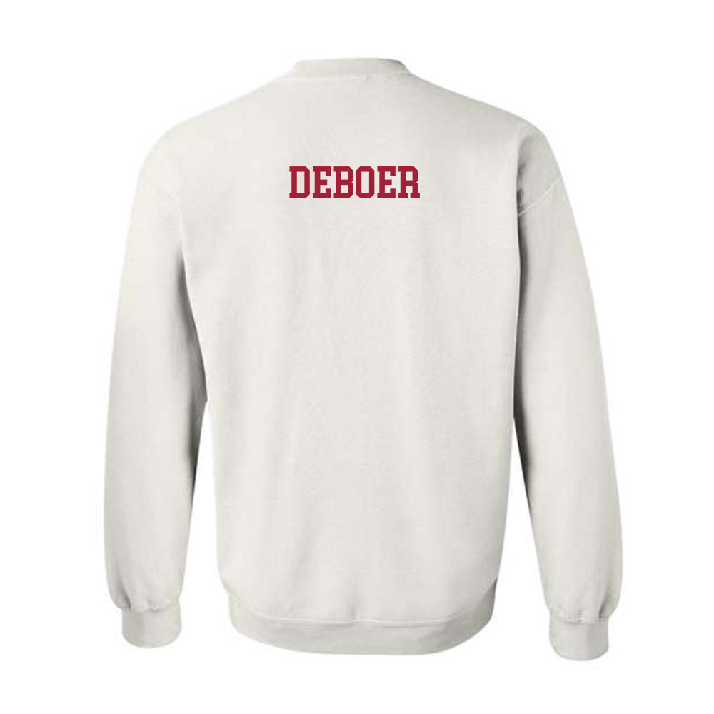 Alabama - NCAA Football : Kalen DeBoer - Vintage Shersey Crewneck Sweatshirt