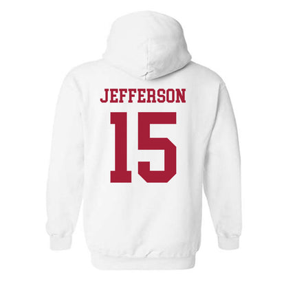 Alabama - NCAA Football : Justin Jefferson - Vintage Shersey Hooded Sweatshirt