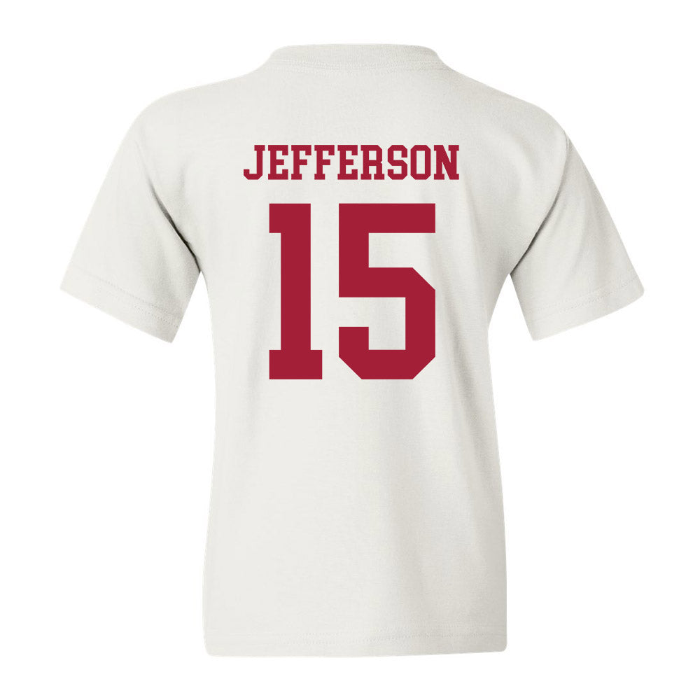 Alabama - NCAA Football : Justin Jefferson - Vintage Shersey Youth T-Shirt