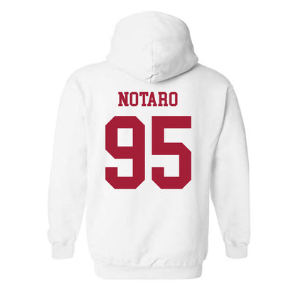 Alabama - NCAA Football : Peter Notaro - Vintage Shersey Hooded Sweatshirt-1