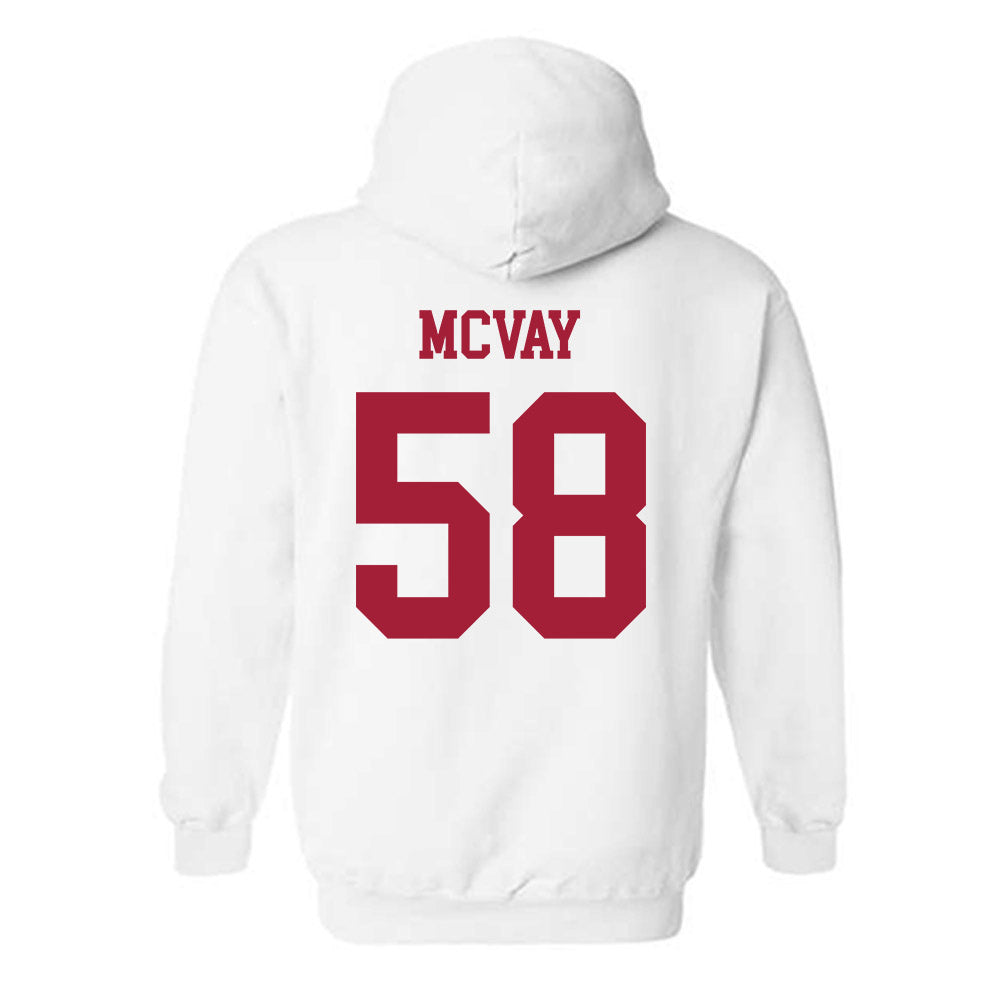 Alabama - NCAA Football : Miles McVay - Vintage Shersey Hooded Sweatshirt