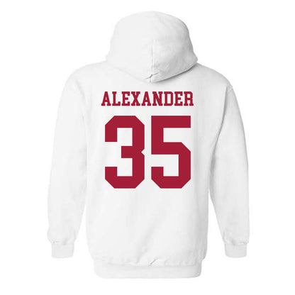 Alabama - NCAA Football : Jeremiah Alexander - Vintage Shersey Hooded Sweatshirt