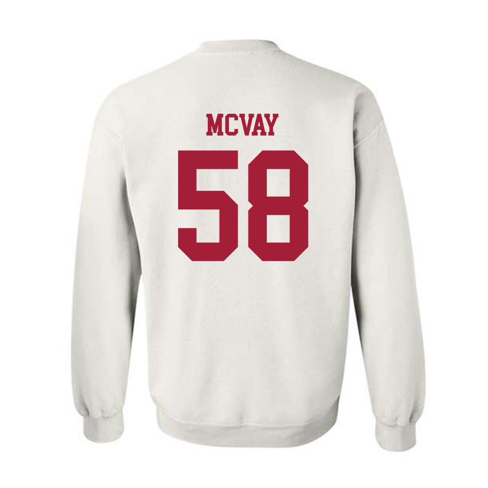 Alabama - NCAA Football : Miles McVay - Vintage Shersey Crewneck Sweatshirt