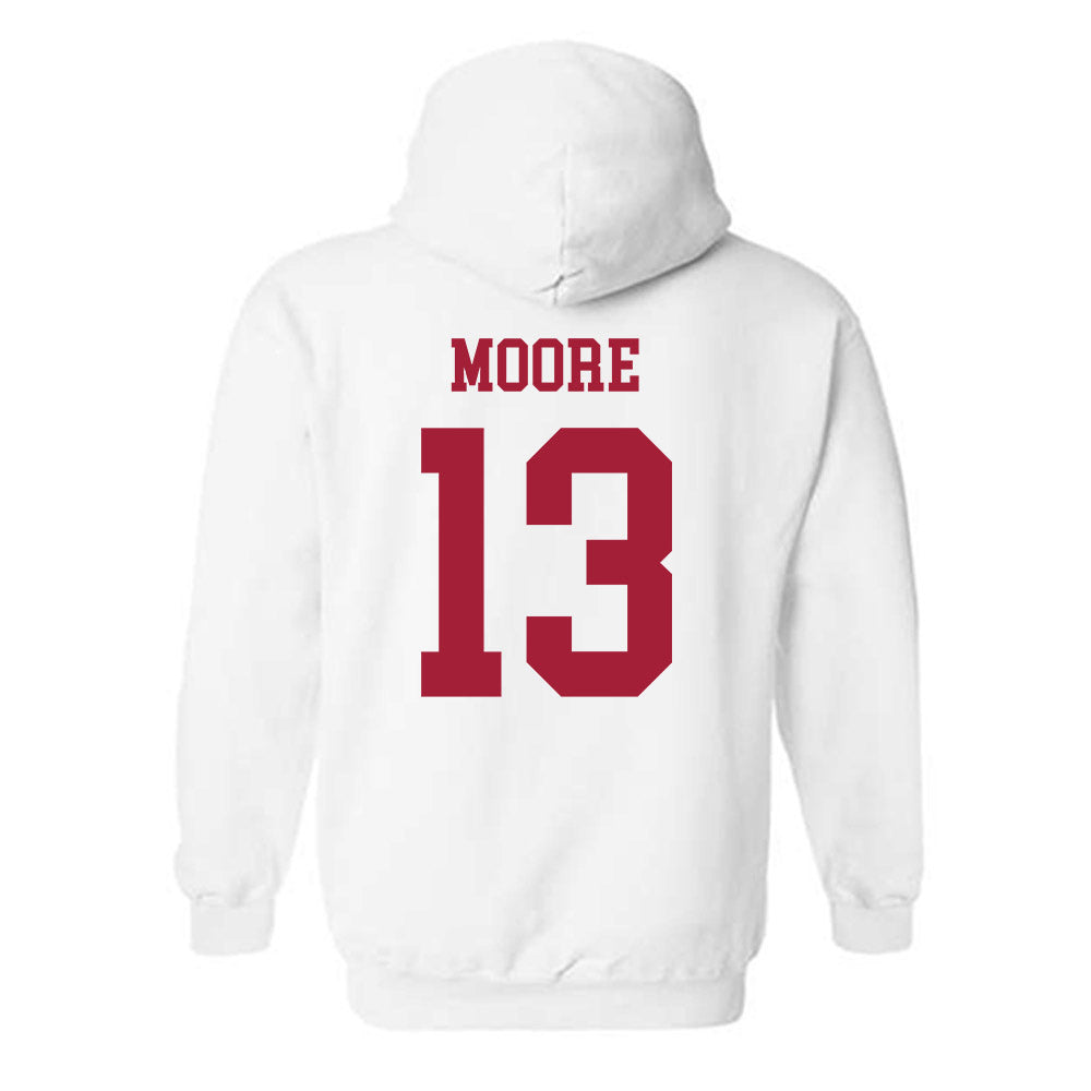 Alabama - NCAA Football : Malachi Moore - Vintage Shersey Hooded Sweatshirt