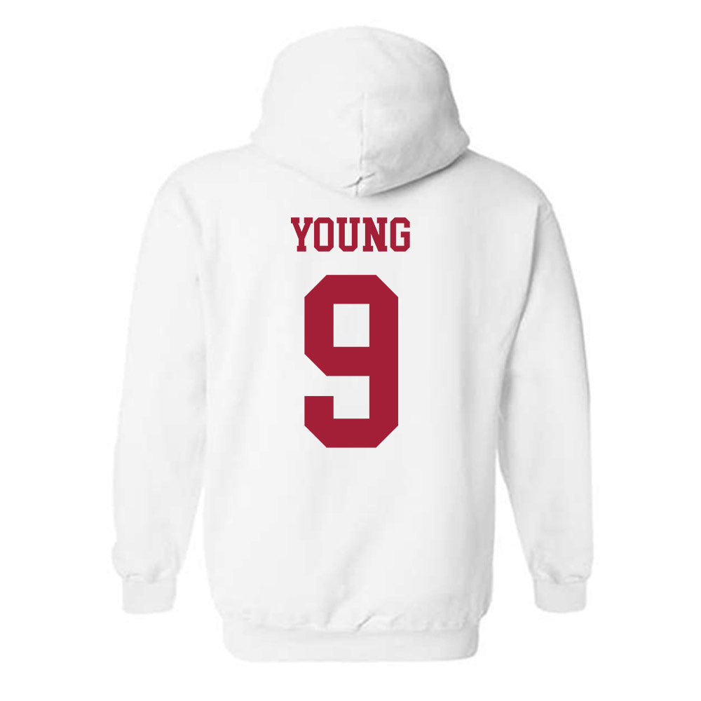 Alabama - NCAA Football : Richard Young - Vintage Shersey Hooded Sweatshirt