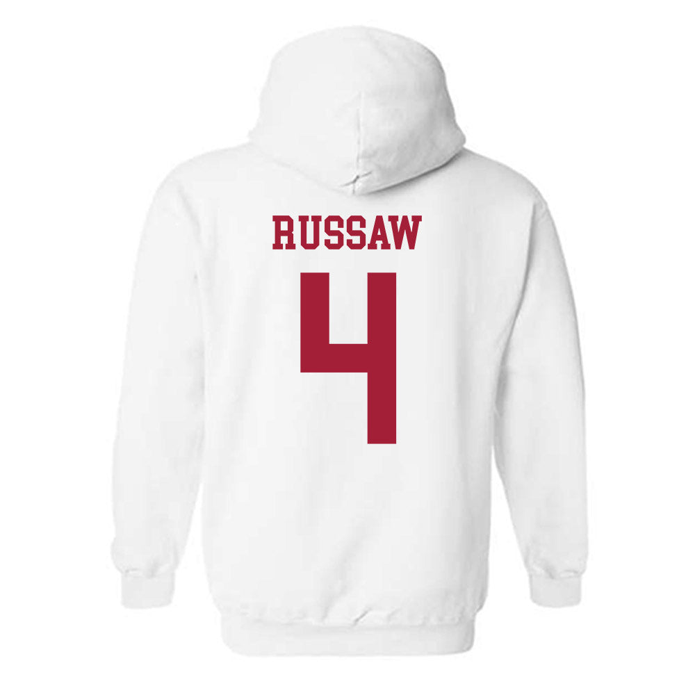 Alabama - NCAA Football : Qua Russaw - Vintage Shersey Hooded Sweatshirt