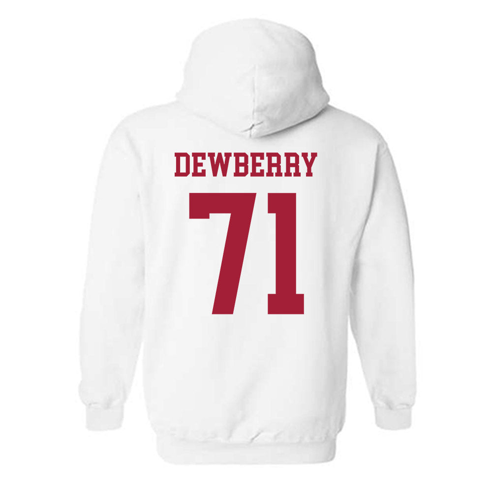 Alabama - NCAA Football : Kam Dewberry - Vintage Shersey Hooded Sweatshirt-1