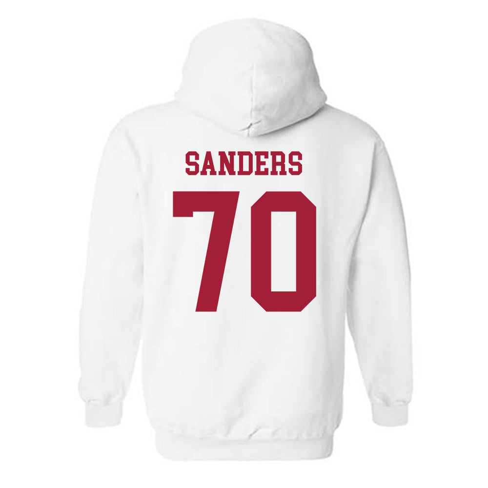 Alabama - NCAA Football : William Sanders - Vintage Shersey Hooded Sweatshirt