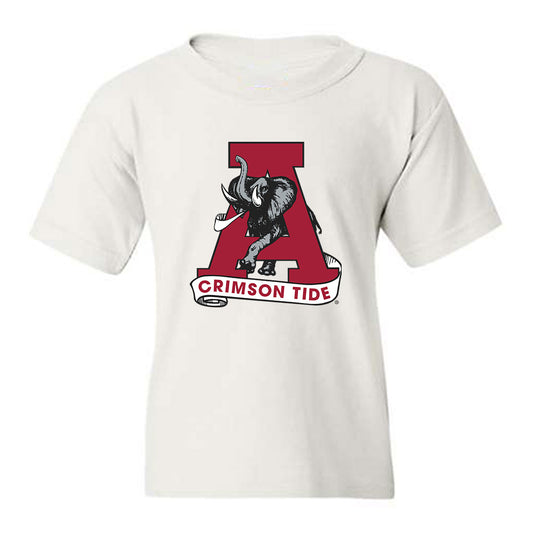 Alabama - NCAA Football : David Bird - Vintage Shersey Youth T-Shirt-0
