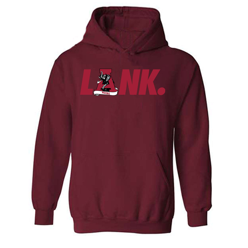 Alabama - Football Alumni : Eric Moore - LANK Generic Shersey Hooded Sweatshirt