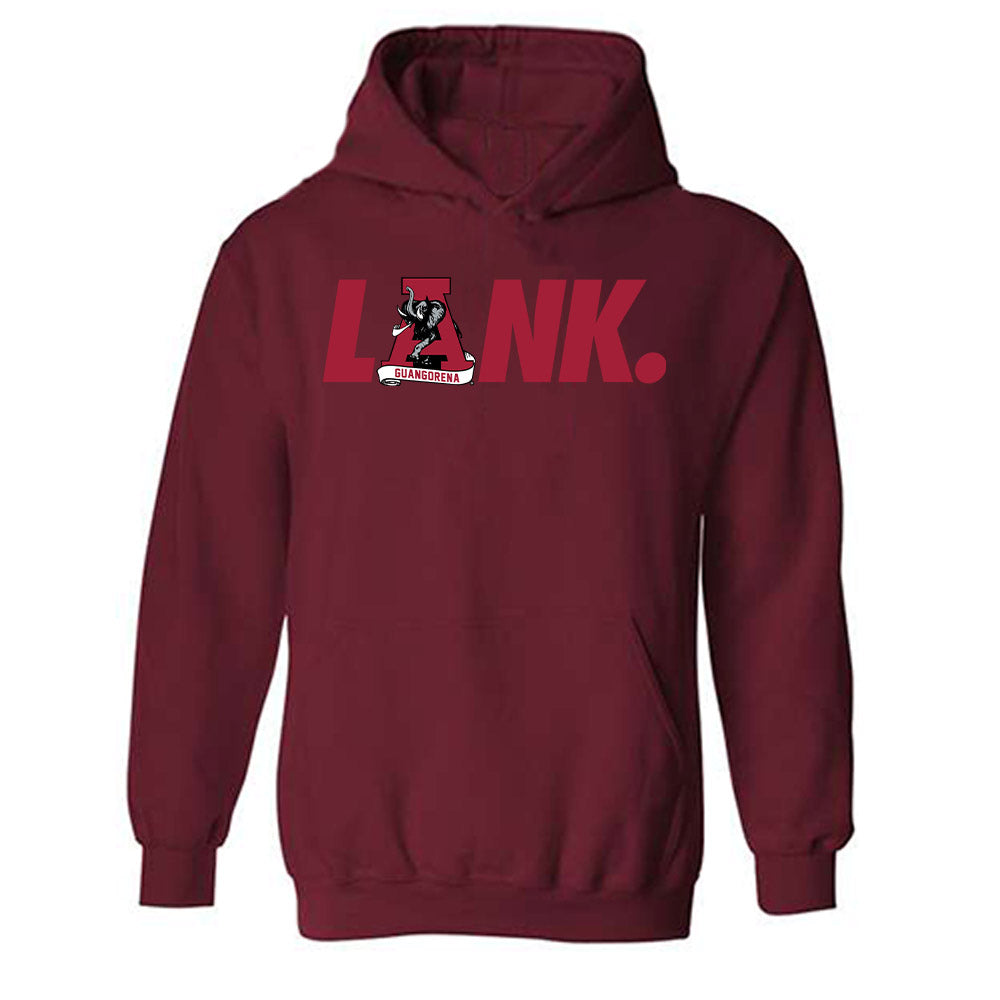 Alabama - NCAA Baseball : Kameron Guangorena - LANK Generic Shersey Hooded Sweatshirt