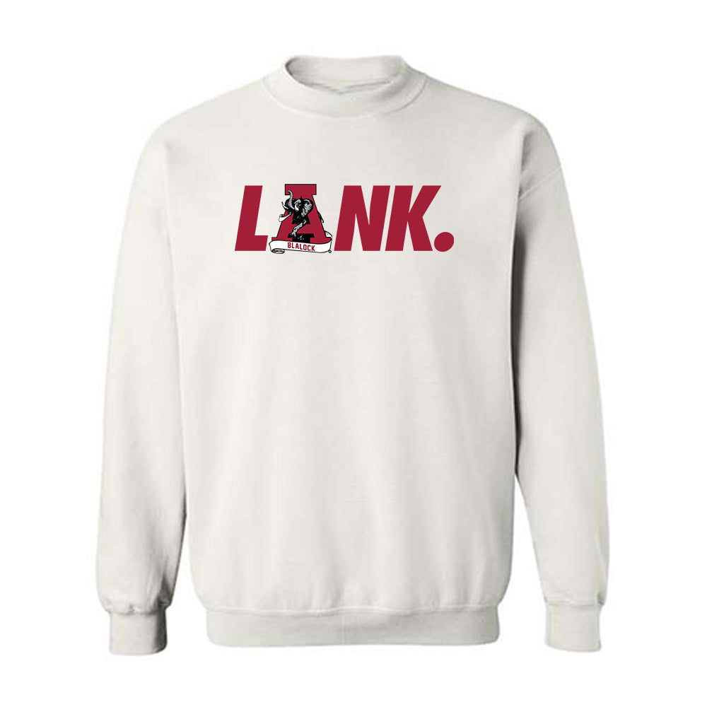 Alabama - Football Alumni : David Blalock - LANK Generic Shersey Crewneck Sweatshirt