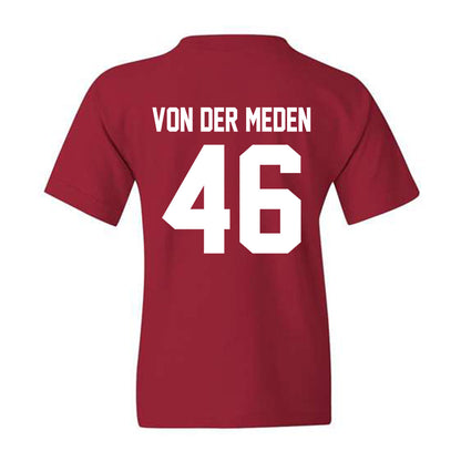 Arkansas - NCAA Football : Charlie von der Meden - Sports Shersey Youth T-Shirt