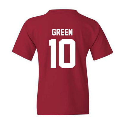 Arkansas - NCAA Football : Taylen Green - Youth T-Shirt