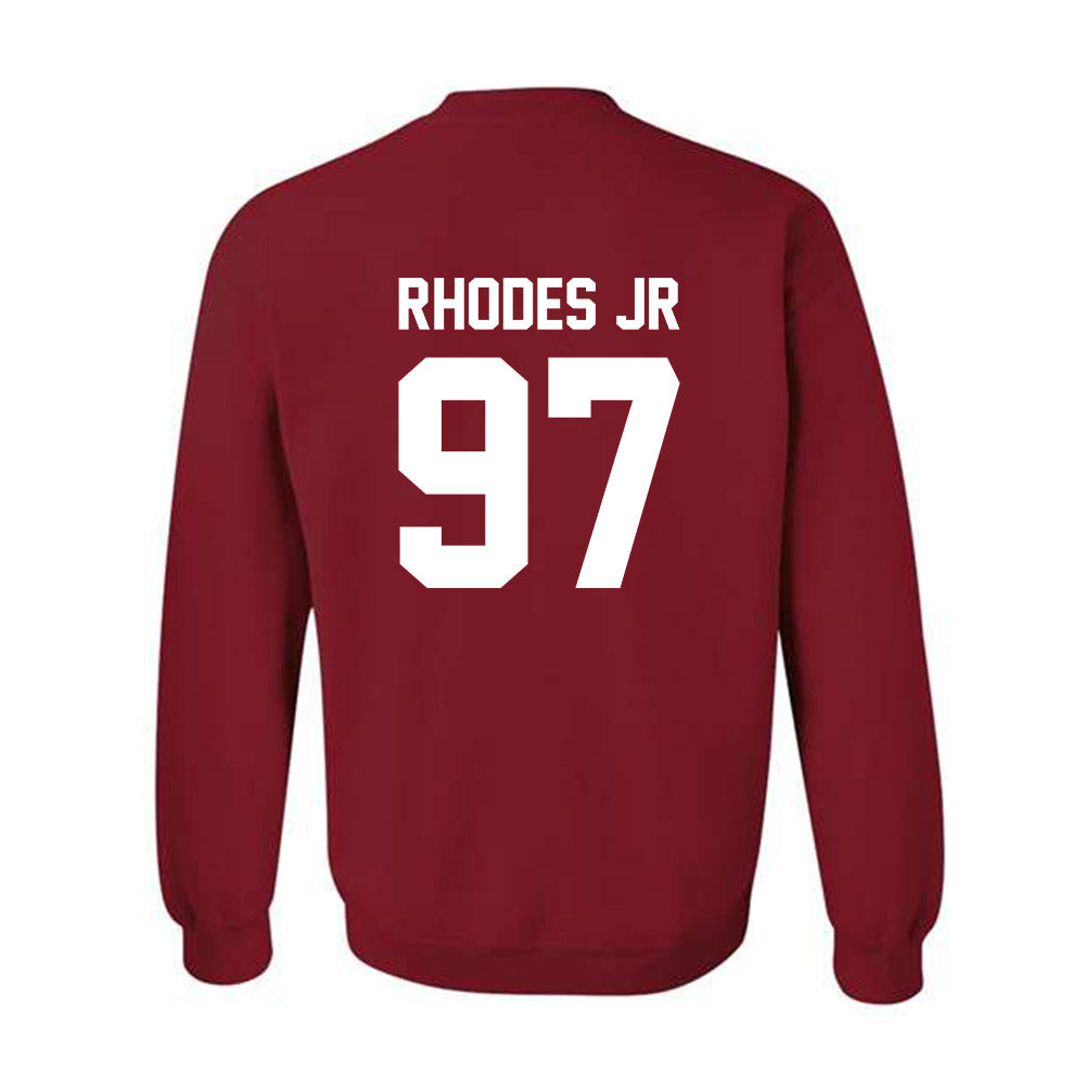 Arkansas - NCAA Football : Quincy Rhodes Jr - Sports Shersey Crewneck Sweatshirt-1
