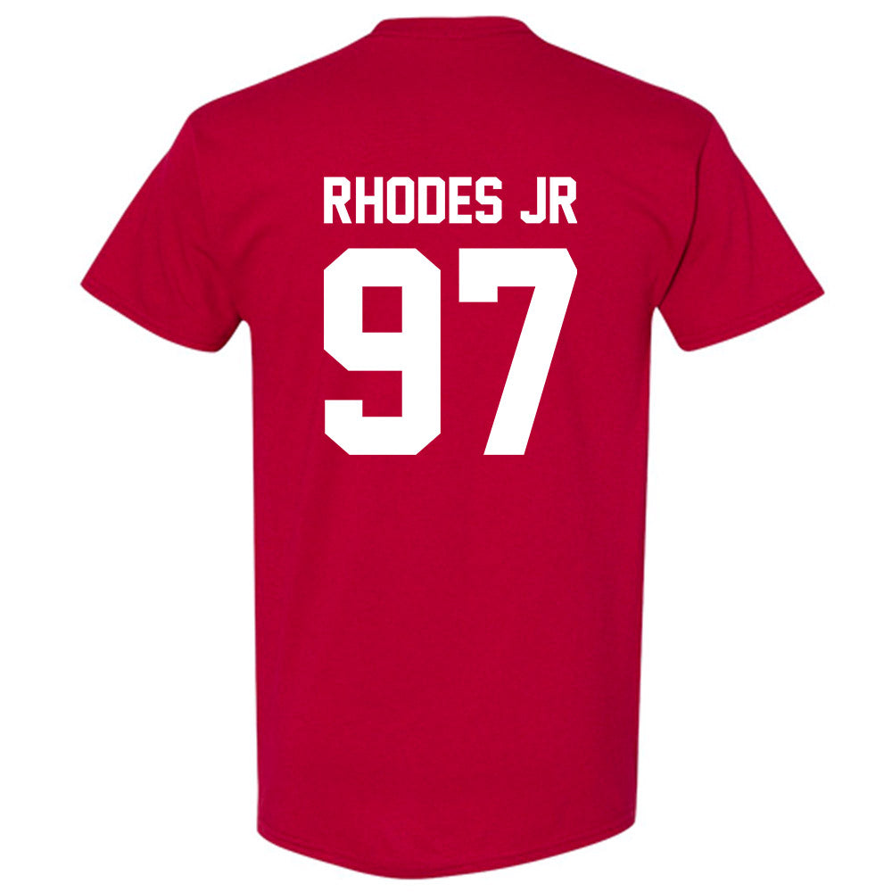 Arkansas - NCAA Football : Quincy Rhodes Jr - Sports Shersey T-Shirt-1