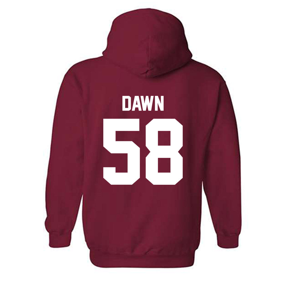 Arkansas - NCAA Football : Timothy Dawn - Sports Shersey Hooded Sweatshirt-1