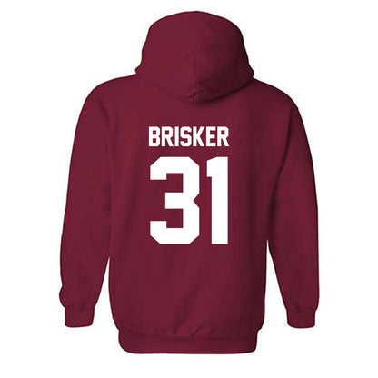 Arkansas - NCAA Football : Blake Brisker - Sports Shersey Hooded Sweatshirt-1