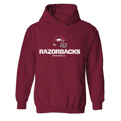 Arkansas - NCAA Football : Keshawn Davila - Sports Shersey Hooded Sweatshirt-0