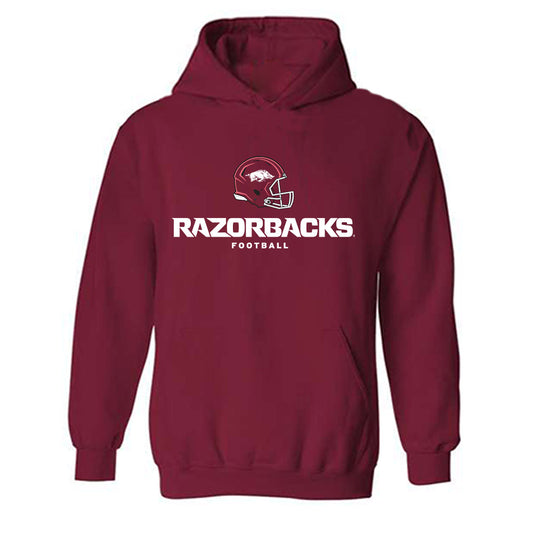 Arkansas - NCAA Football : Scott Starzyk - Sports Shersey Hooded Sweatshirt-0