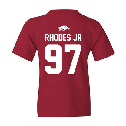 Arkansas - NCAA Football : Quincy Rhodes Jr - Classic Shersey Youth T-Shirt-1