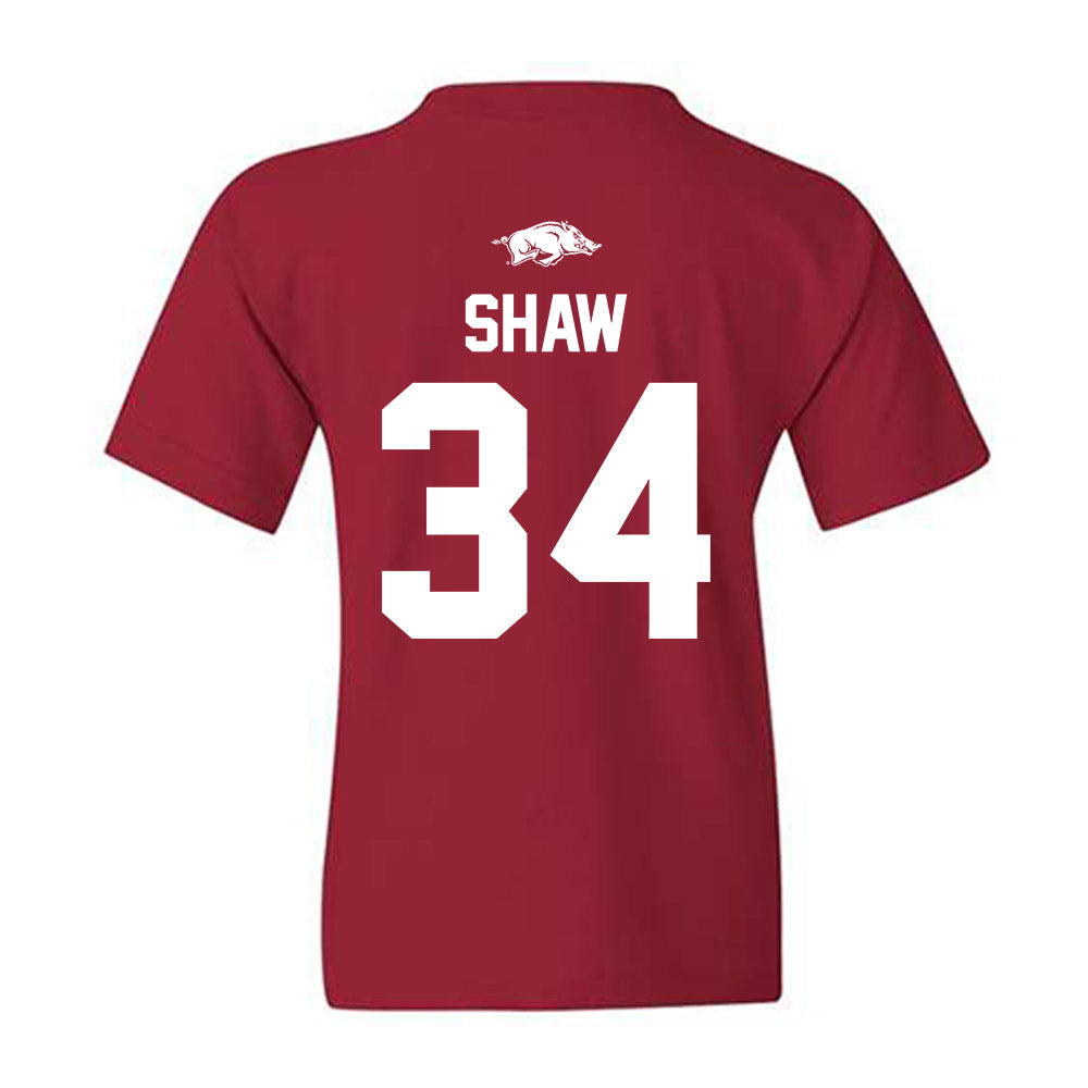 Arkansas - NCAA Football : Jabrae Shaw - Classic Shersey Youth T-Shirt-1
